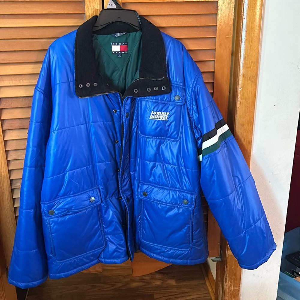 Tommy Hilfiger Jeans Blue Puffer Jacket. NWOT